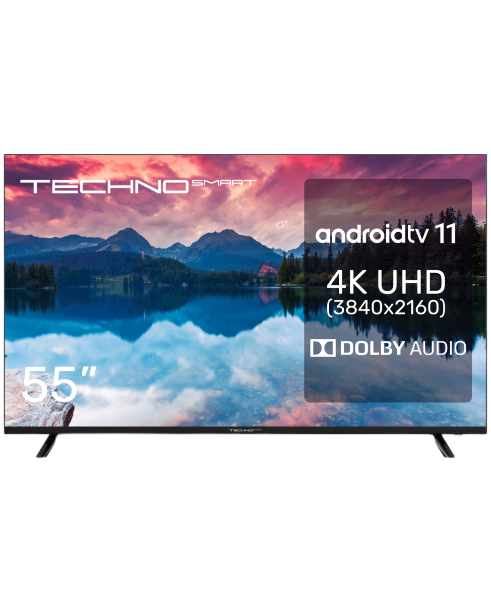 TECHNO SMART UDG50HR680ANTS Телевизор TECHNO UDG55HR680ANTS