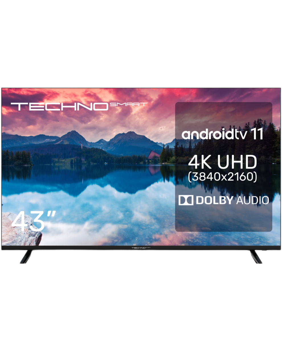 TECHNO SMART UDG50HR680ANTS Телевизор TECHNO UDG43HR680ANTS