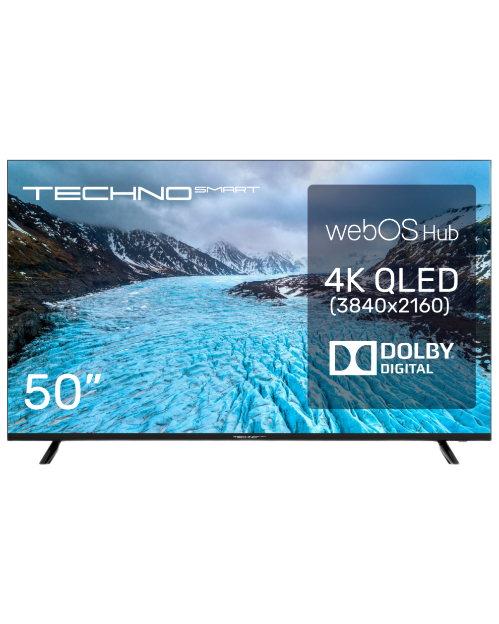 Телевизор TECHNO 65QLED680UHDW Телевизор TECHNO 50QLED680UHDW
