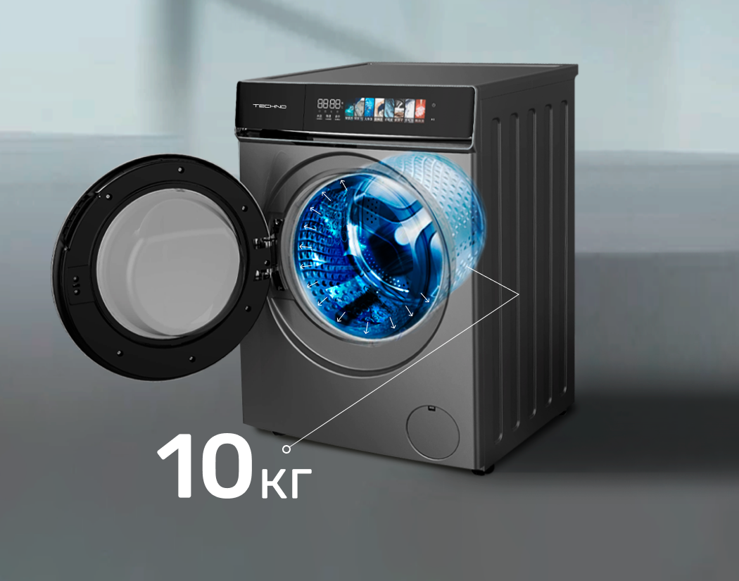 Детальное описание Стирально-сушильная машина TECHNO W1014S-SD6G-M401 Детальное описание Стирально-сушильная машина TECHNO W1014S-SD6G-M401